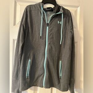 Under Armour Charcoal and Teal Jacket
